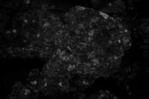 Free Stock Photo of Black Lava Rock Texture