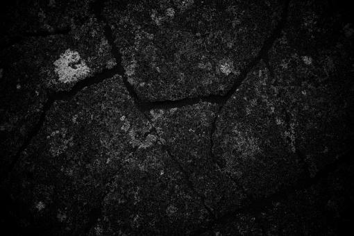 Free Stock Photo of Cracked Black Lava Texture