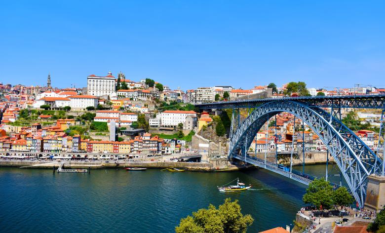 Free stock image of Luis I Bridge - Porto - Portugal  created by Jack Moreh