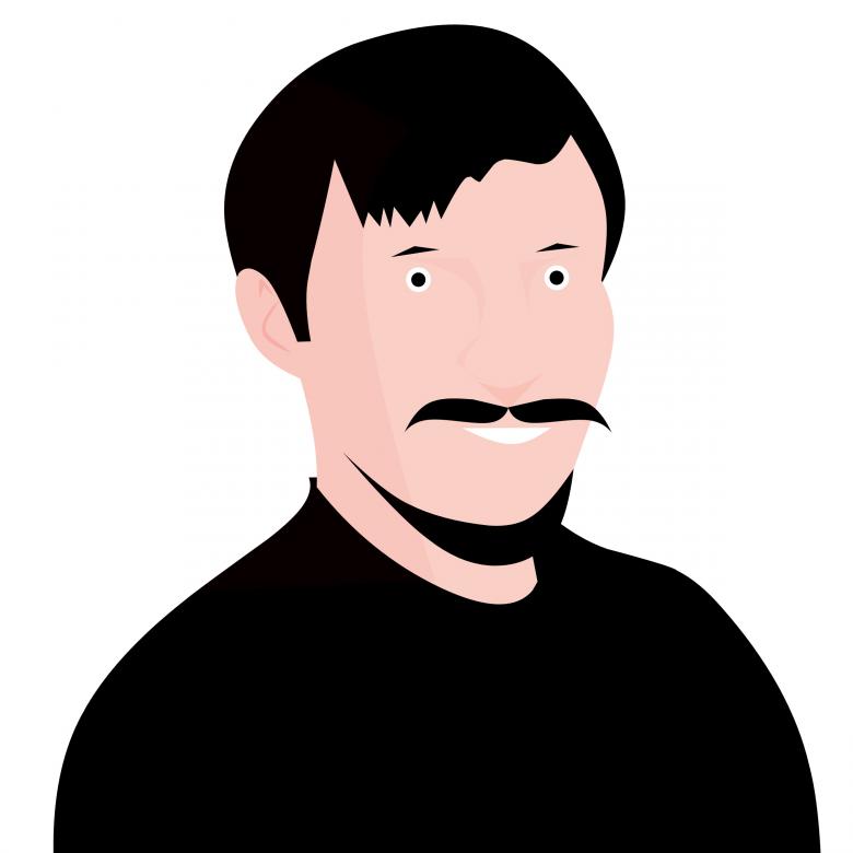 Free stock image of Man with Beard Avatar created by mohamed hassan