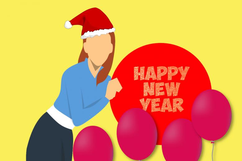 Free stock image of New Year Celebration Illustration created by mohamed hassan