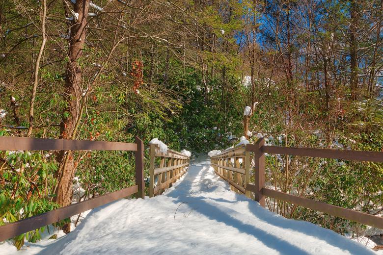 Free stock image of Hickory Run Winter Bridge created by Nicolas Raymond