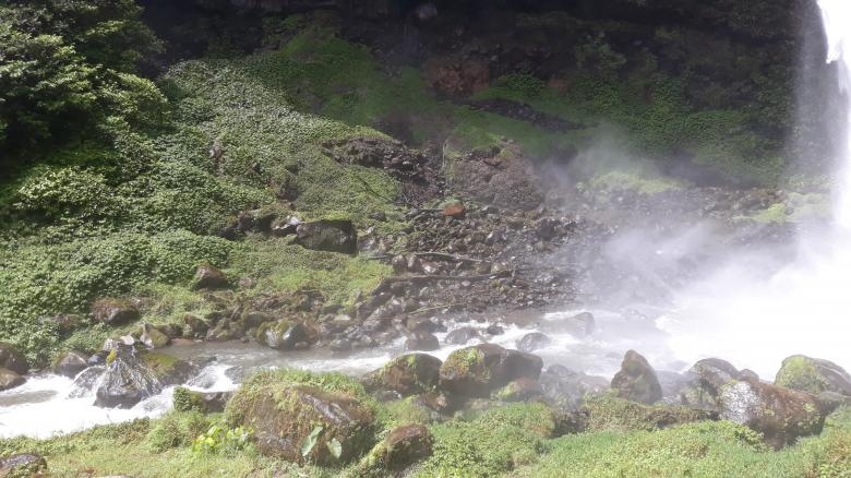 Free stock image of Spray from Waterfall on the Indonesian island of Java created by bang doel