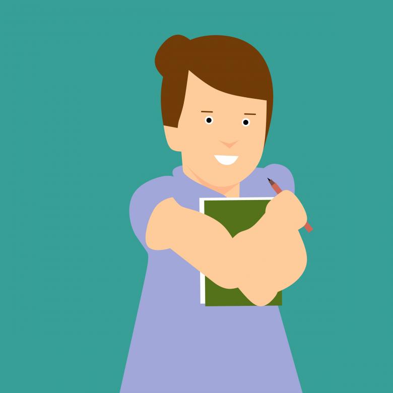 Free stock image of School Girl Illustration created by mohamed hassan