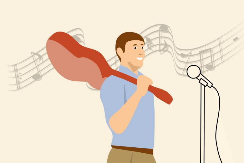 Free stock image of Man Singing Illustration created by mohamed hassan