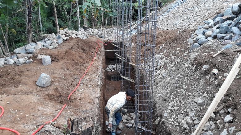 Free stock image of Construction of basic foundation structures for soil embankments created by bang doel