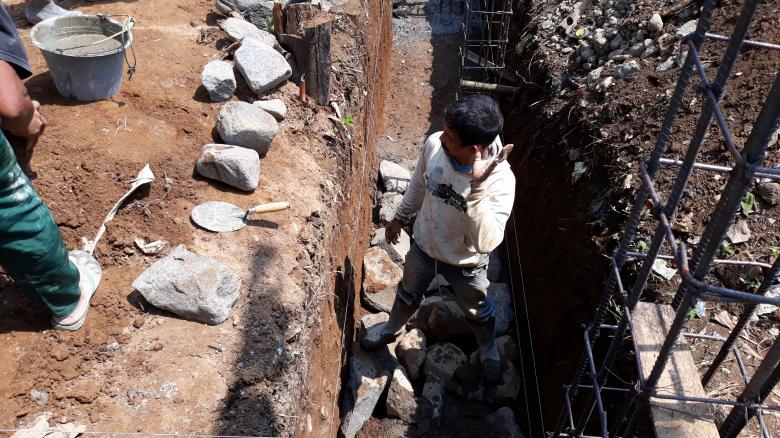 Free stock image of Construction of basic foundation structures for soil embankments created by bang doel