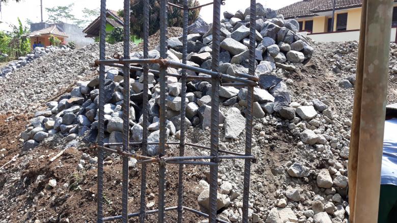 Free stock image of Construction of basic foundation structures for soil embankments created by bang doel