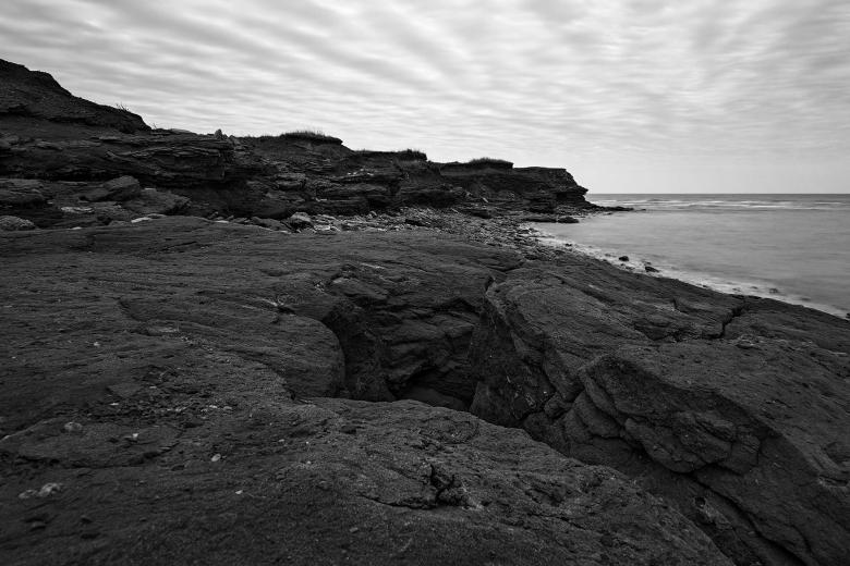 Free stock image of PEI North Cape - Black & White created by Nicolas Raymond