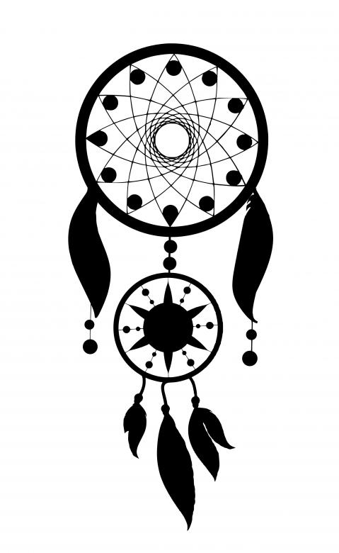 Free stock image of Dream Catcher Silhouette created by mohamed hassan