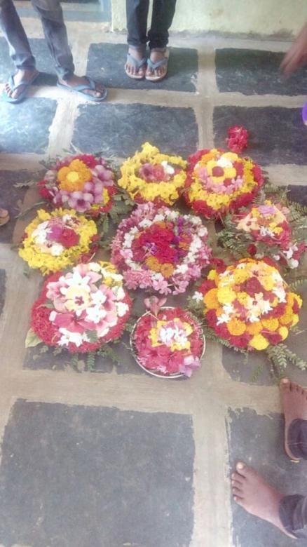 Free stock image of A beautiful flower attraction created by Kanduri Narasimha Charyulu