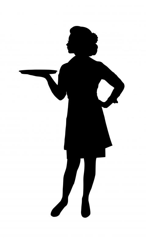 Free stock image of Waitress Silhouette created by mohamed hassan