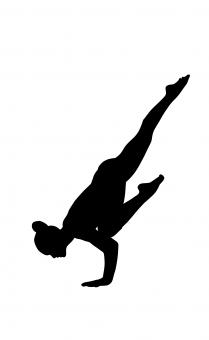 Woman Yoga Pose Silhouette - Free Stock Photo