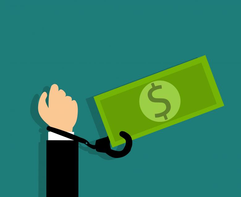Free stock image of Handcuffed to a Dollar created by mohamed hassan