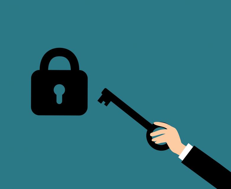 Free stock image of Hand Opening Lock Illustration created by mohamed hassan