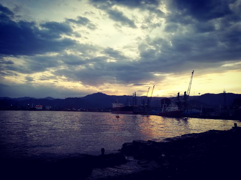 Free stock image of Black Sea Harbor created by asmat darchidze