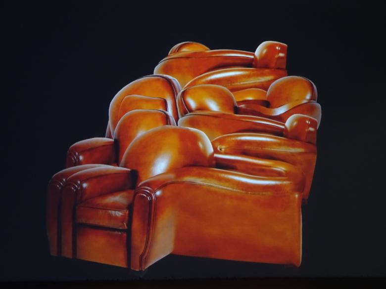 Free stock image of Leather chair with visual effects created by GAIMARD Jacques