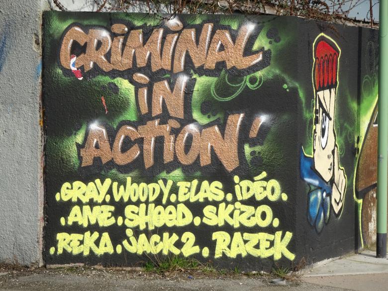 Free stock image of Street art on a wall created by GAIMARD Jacques