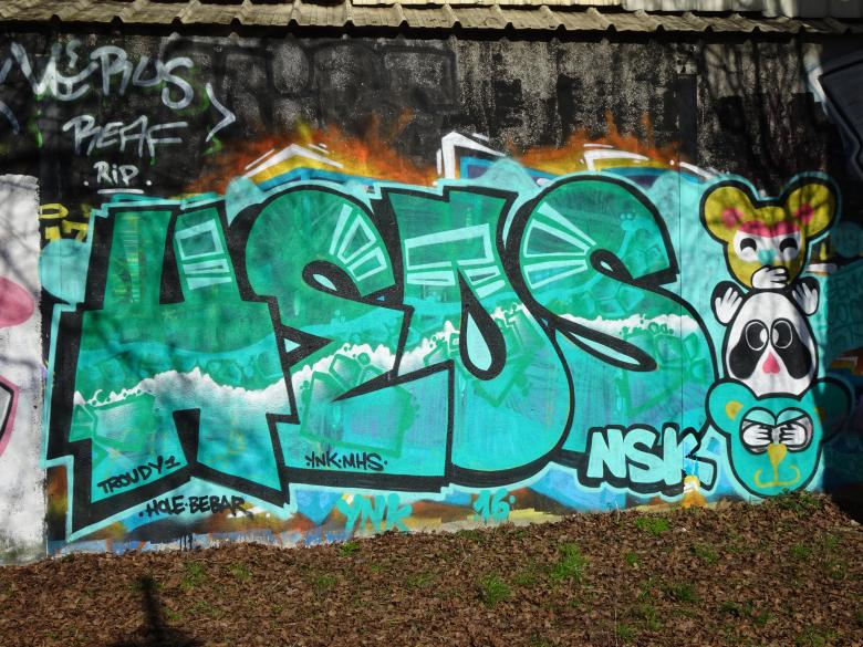 Free stock image of Street art on a wall created by GAIMARD Jacques