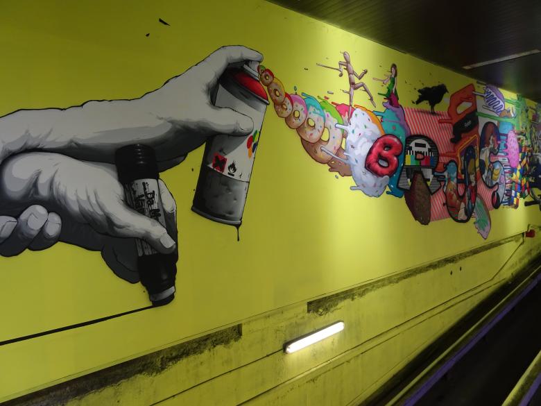 Free stock image of Graffiti art in a railway station created by GAIMARD Jacques