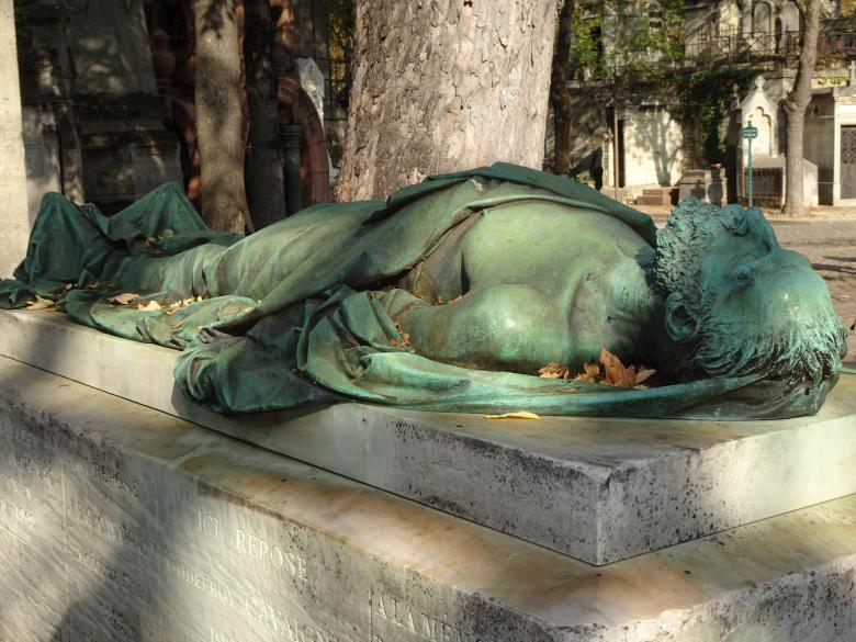 Free stock image of Recumbent sculpture, cemetery created by GAIMARD Jacques