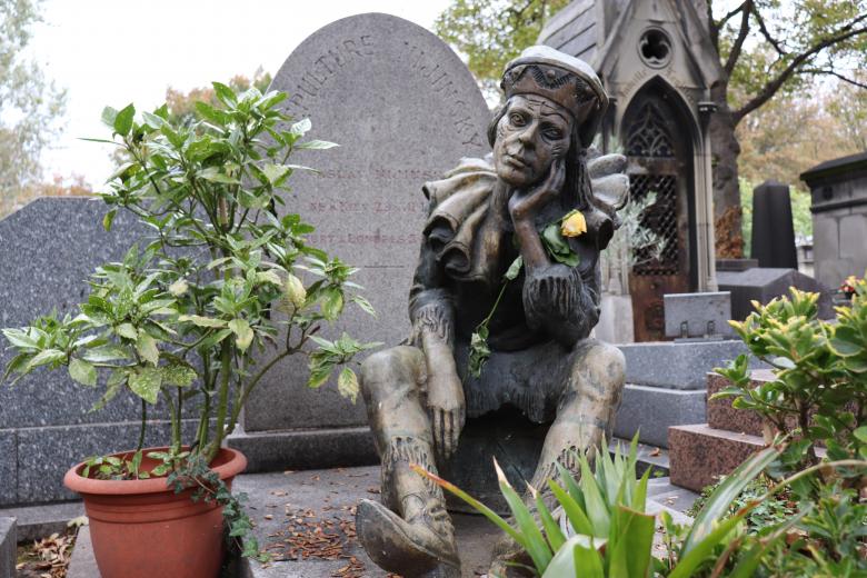 Free stock image of Famous Nijinsky ballet star on his grave created by GAIMARD Jacques