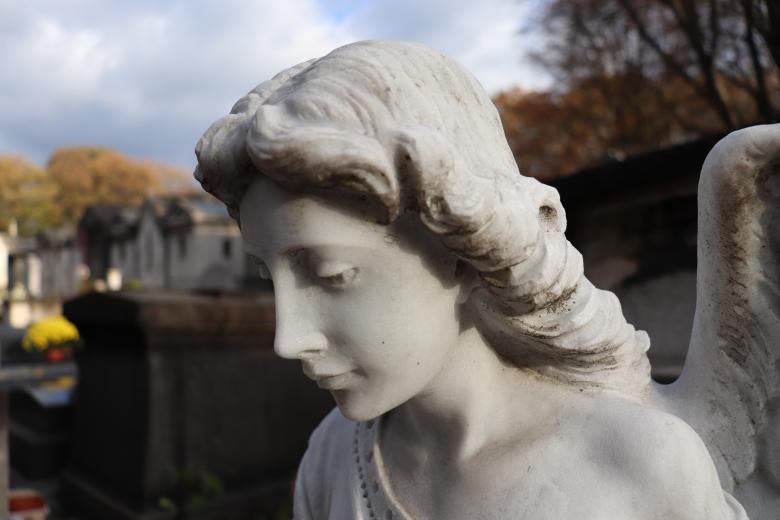 Free stock image of Beautiful guardian angel on a grave created by GAIMARD Jacques