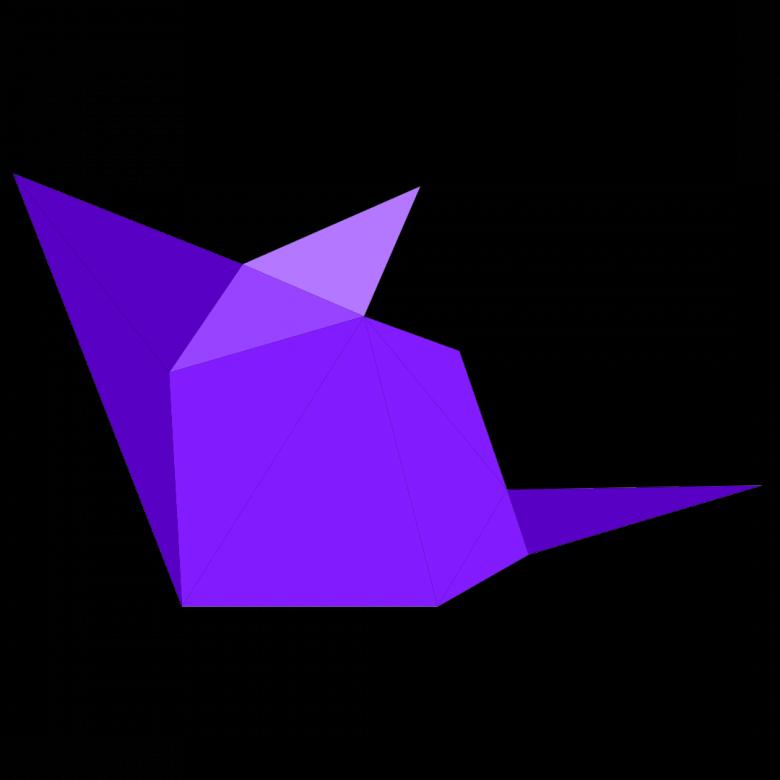 Free stock image of Purple Polygonal Mouse created by Helen