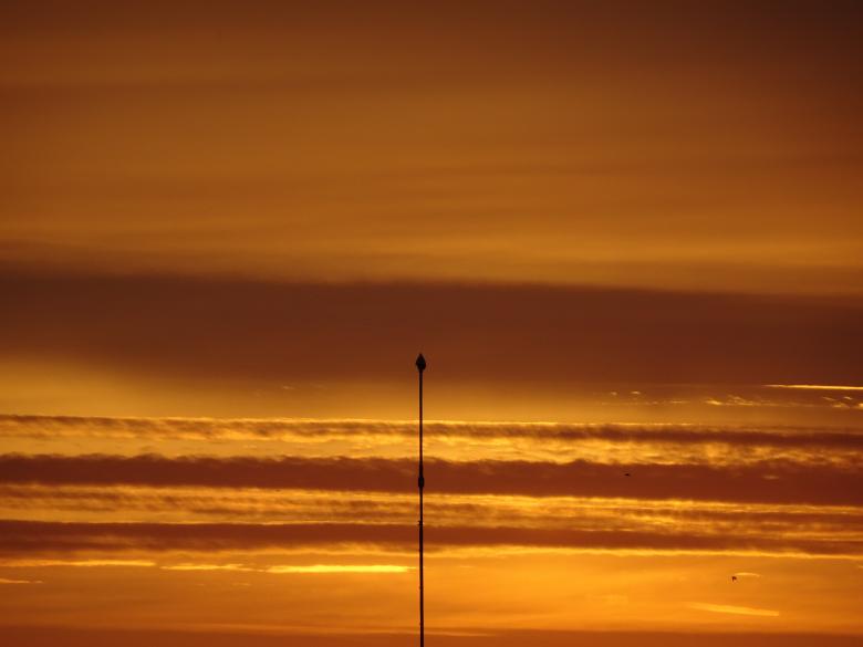 Free stock image of Street lamp remains perplexed by that incredible sunset... created by GAIMARD Jacques