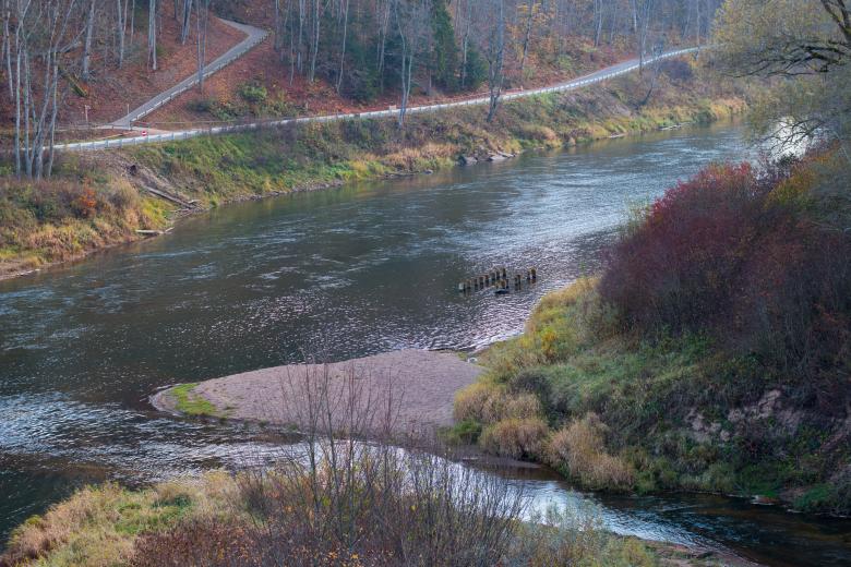 Free stock image of A view of River in Fall created by Janis Urtans
