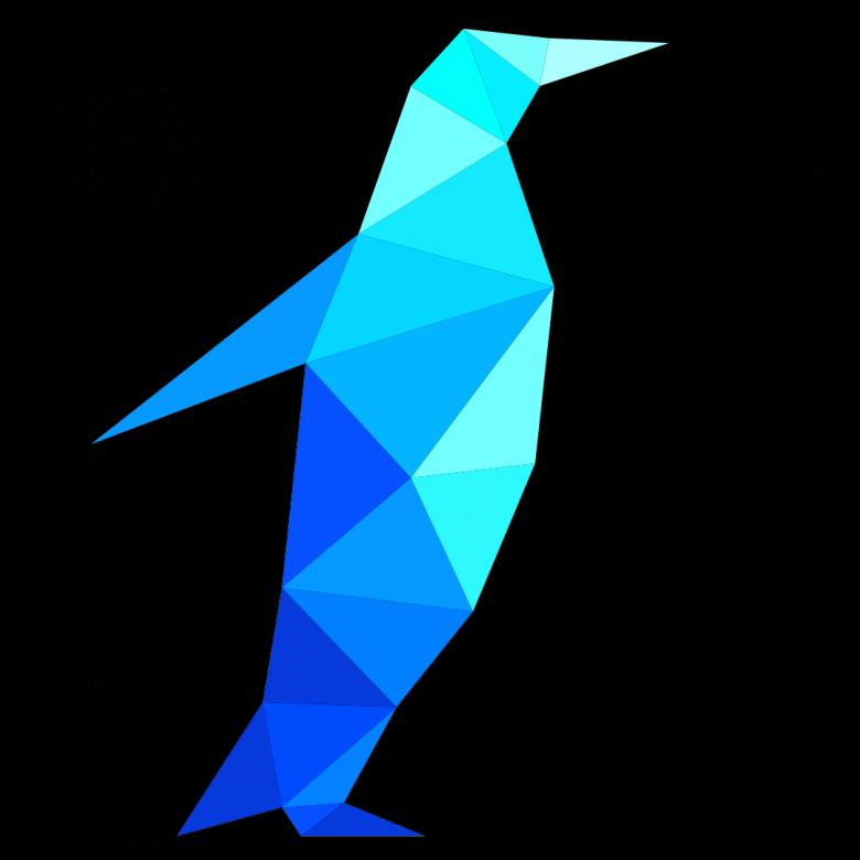 Free stock image of Polygonal Penguin created by Helen
