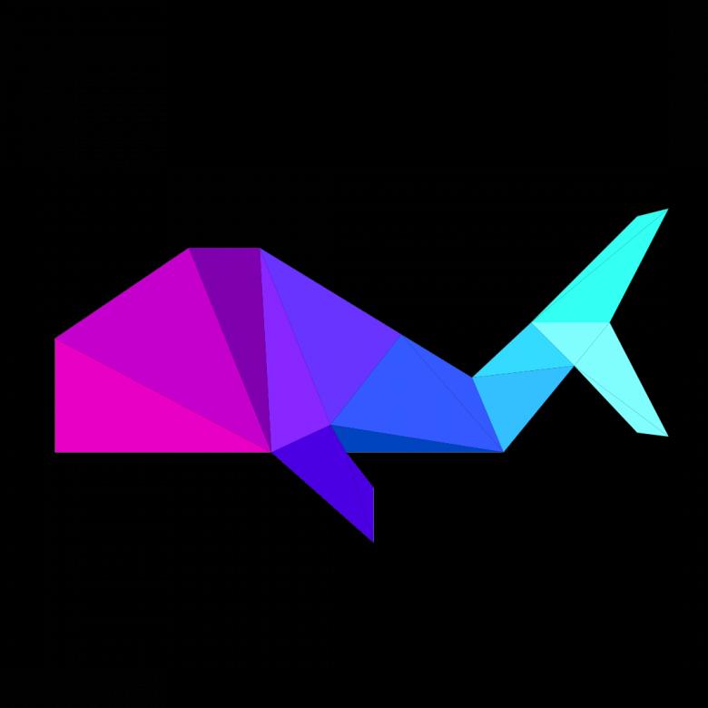 Free stock image of Polygonal Whale created by Helen