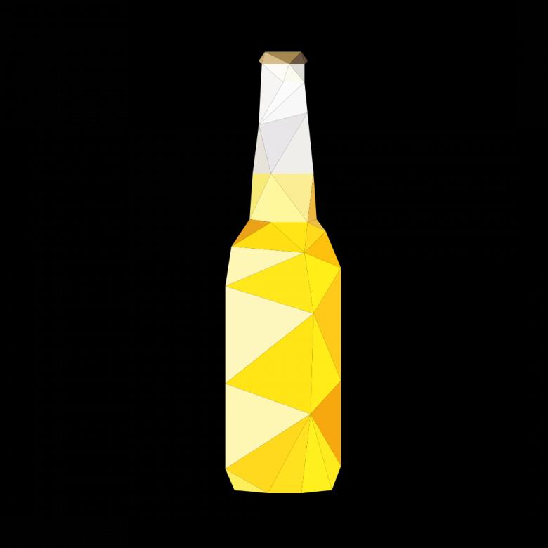 Free stock image of Yellow Polygonal Bottle created by Helen