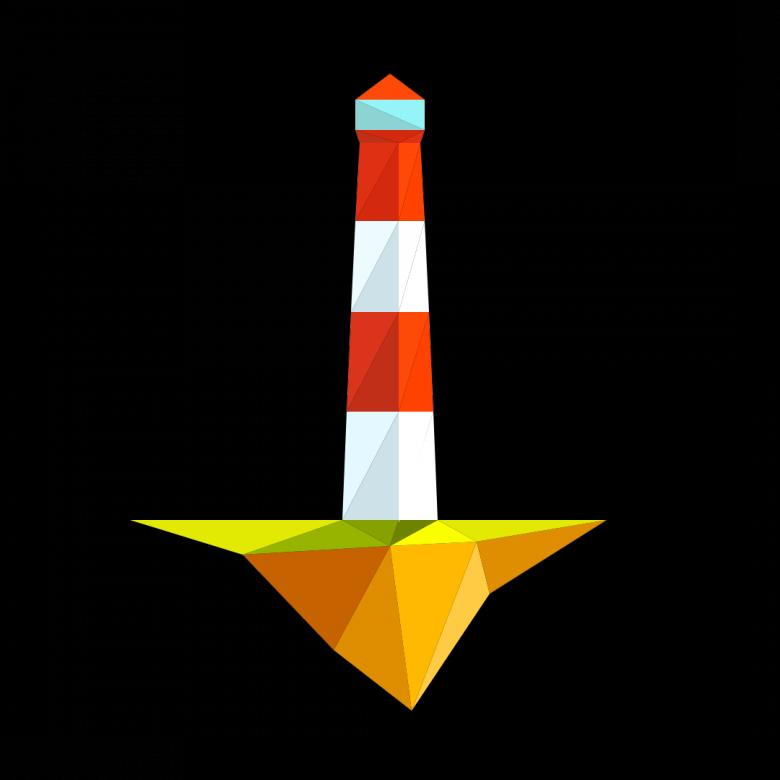 Free stock image of Polygonal Lighthouse created by Helen