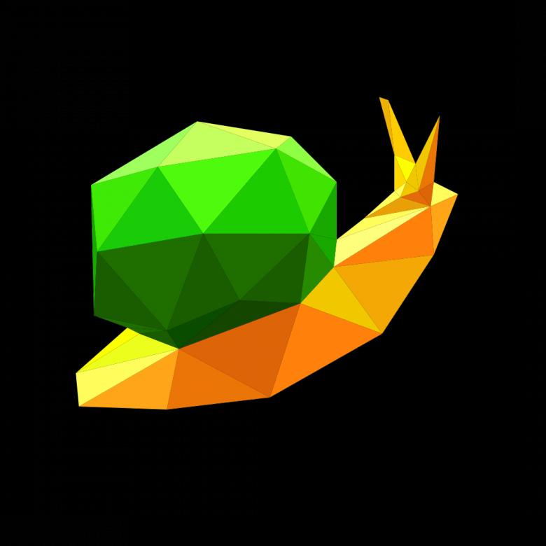 Free stock image of Polygonal Snail created by Helen