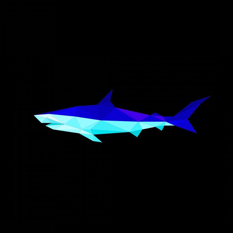 Free stock image of Polygonal Shark created by Helen