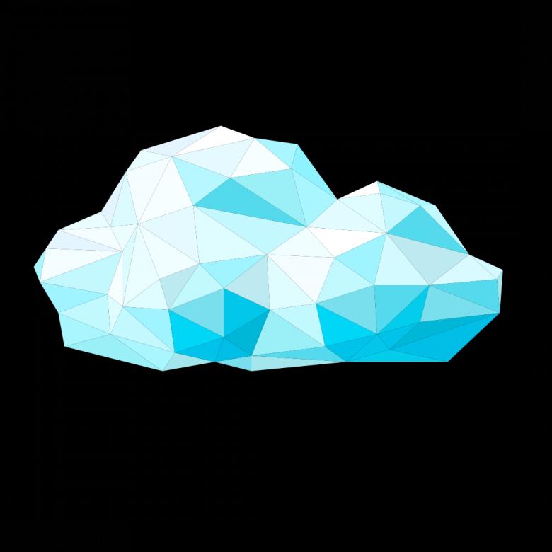 Free stock image of Polygonal Cloud created by Helen