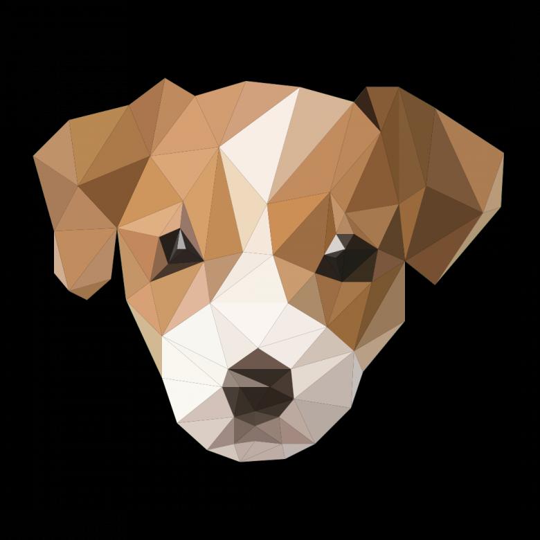 Free stock image of Polygonal Puppy Face created by Helen