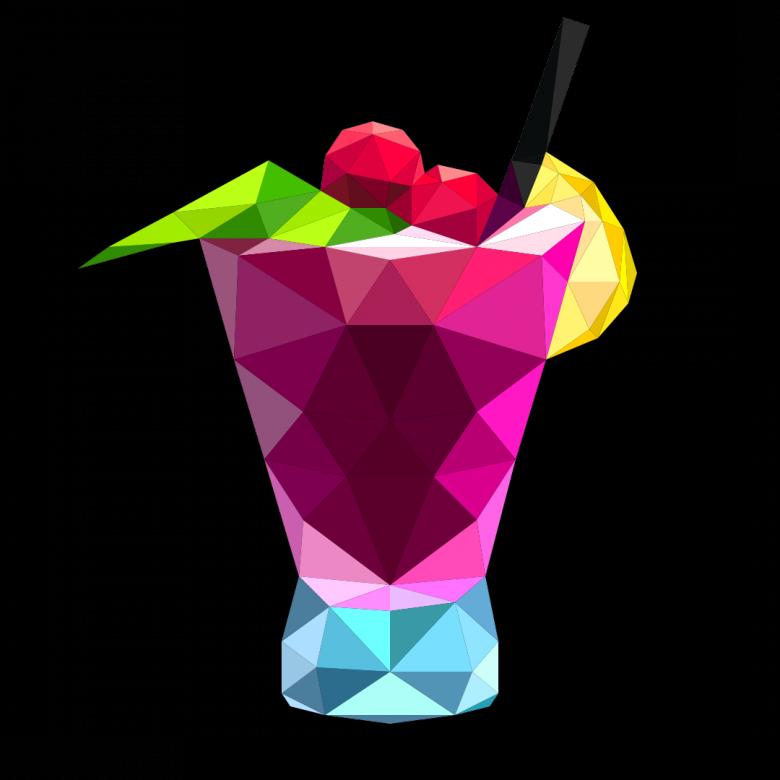 Free stock image of Polygonal Cocktail created by Helen