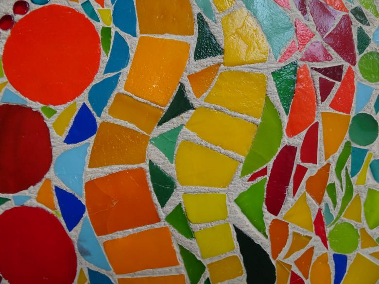 Free stock image of Colorful mosaic art created by GAIMARD Jacques