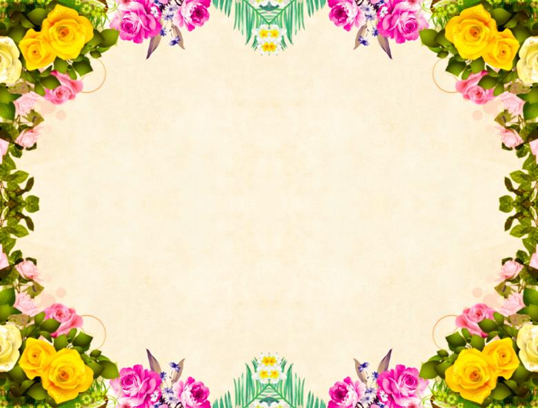 Free stock image of Floral Frame for Card created by mohamed hassan