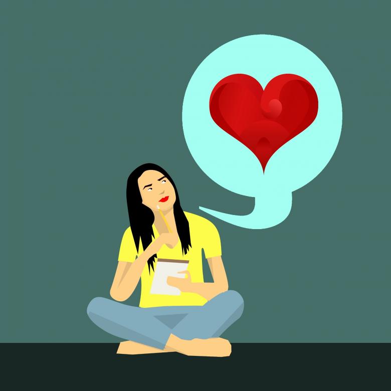 Free stock image of Writing  About Love created by mohamed hassan