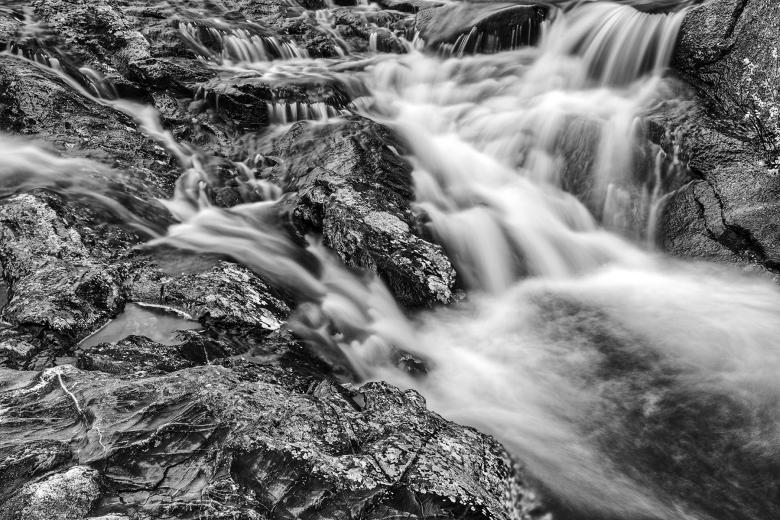 Free stock image of Beaver Pond Cascades - Black & White created by Nicolas Raymond