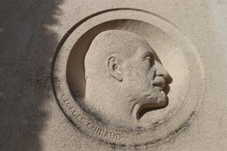 Free stock image of Head engraving in stone created by GAIMARD Jacques