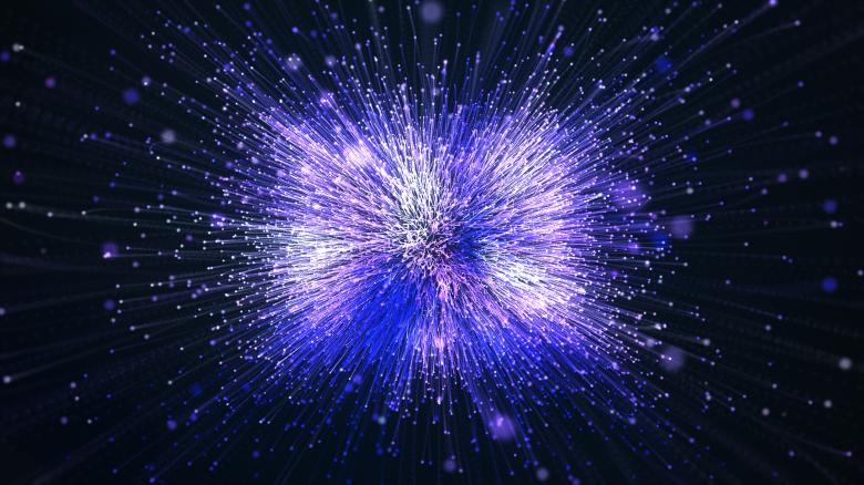 Free stock image of Abstract digital background with particles created by Alen