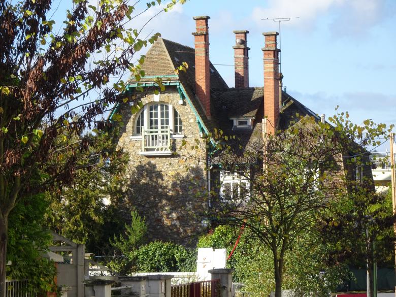 Free stock image of The house with the three chimneys created by GAIMARD Jacques