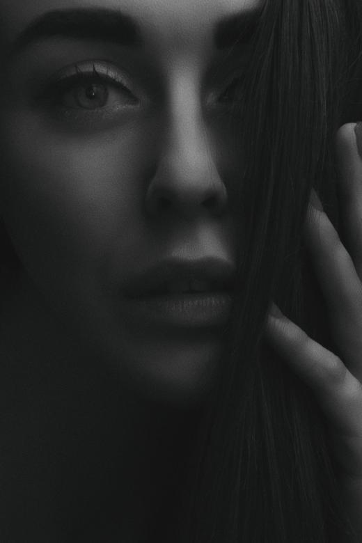 Free stock image of Dark Woman Portrait created by Alexander Krivitskiy
