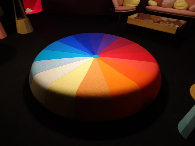 Free stock image of Huge rainbow cushion (nevertheless forbidden to test !!) created by GAIMARD Jacques