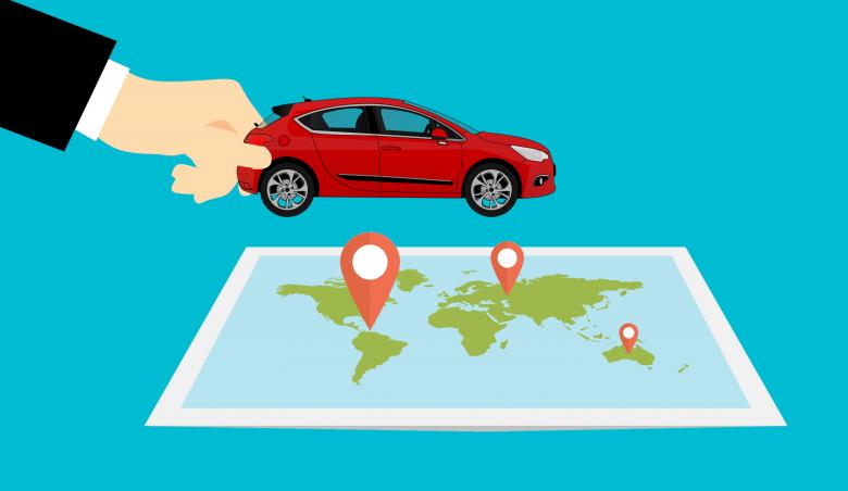 Free stock image of Car Trip Map Illustration created by mohamed hassan