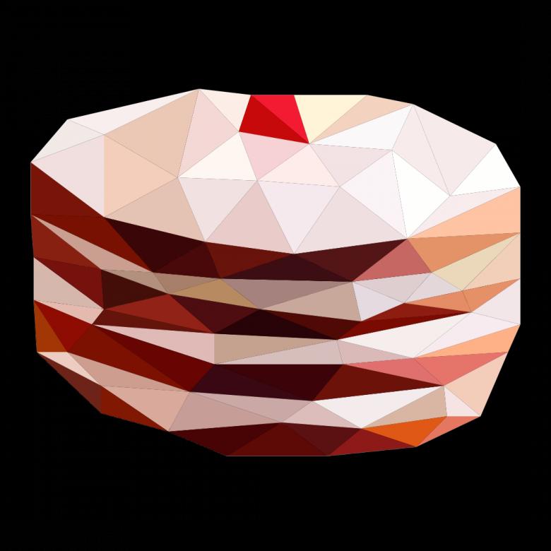 Free stock image of Polygonal Berry Cake created by Helen